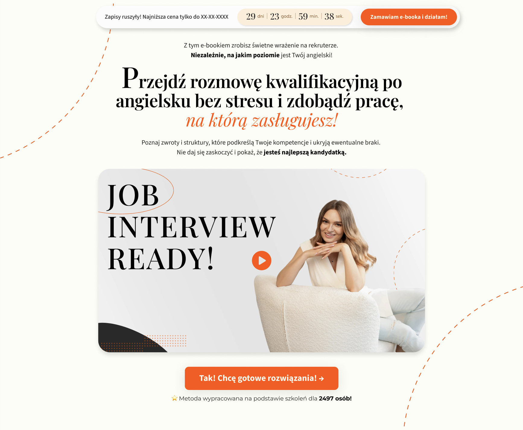 Projekt strony Job Interview Ready